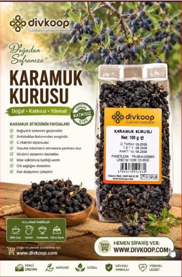 KARAMUK KURUSU 100 g — Yöresel Ürünler, Merkez, Divriği