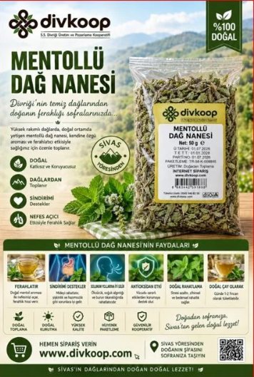 Mentollü Dağ Nanesi