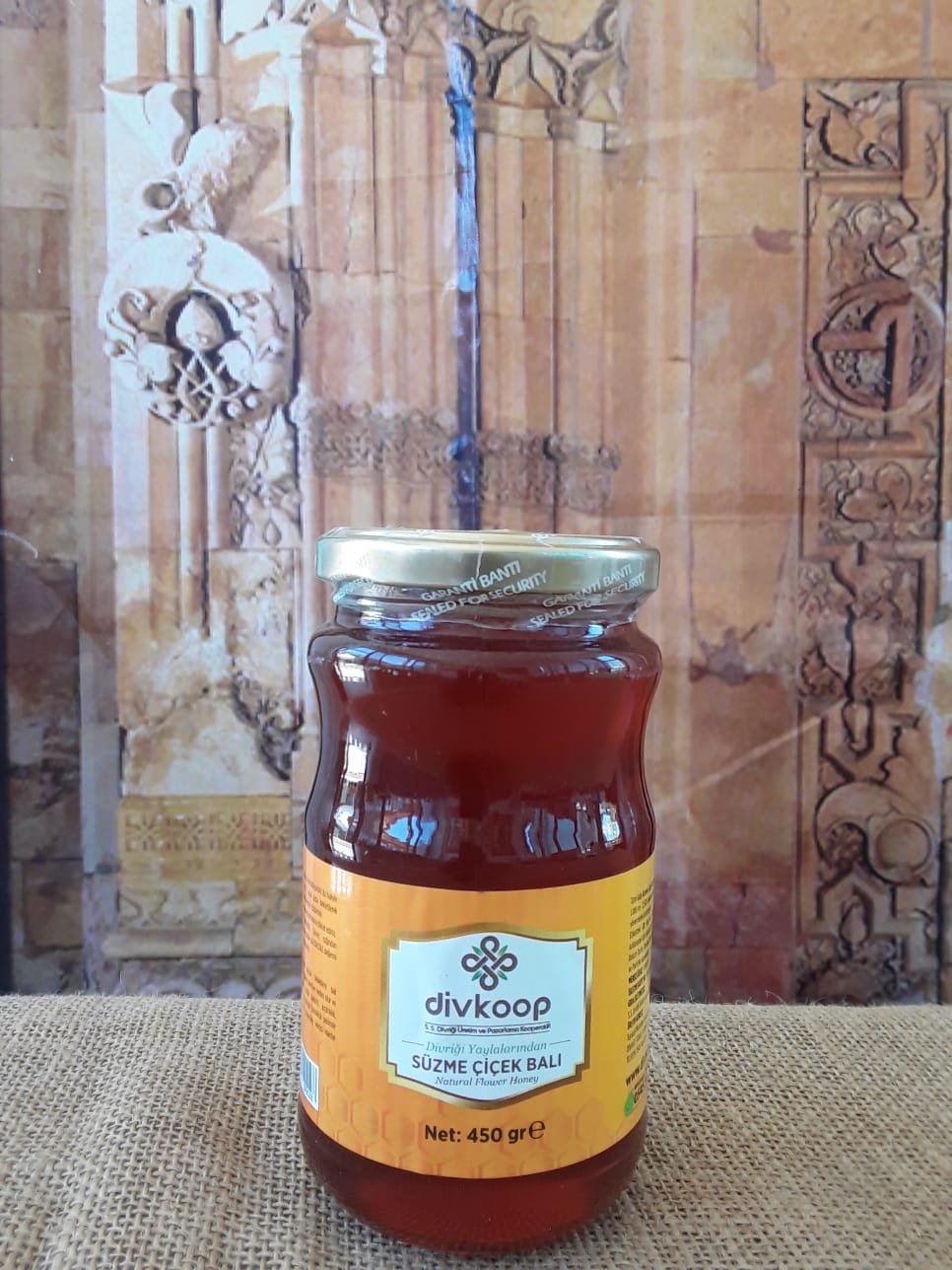 Süzme Çiçek Balı 950 g — Yöresel Ürünler, Turabali, Divriği