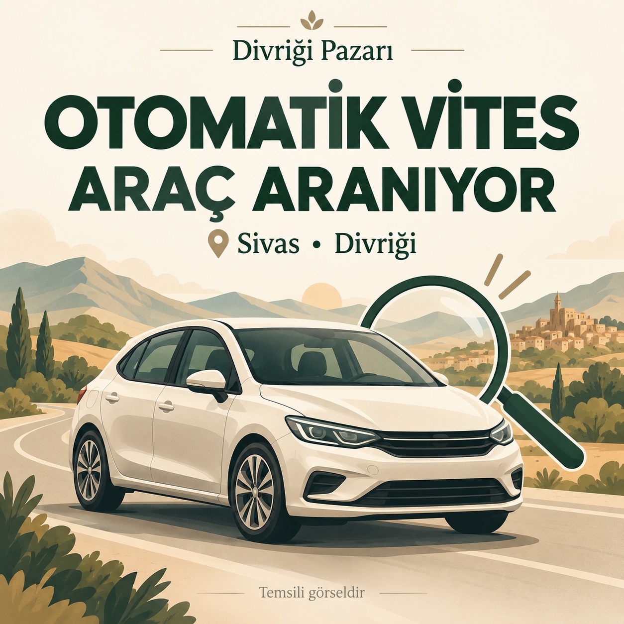 Otomatik vites araç arıyorum