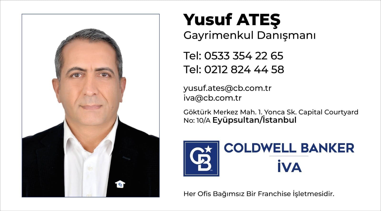 Yusuf Ateş — Gayrimenkul ve Yatırım Danışmanlığı — Hizmetler, Göktürk / Eyüpsultan / İstanbul