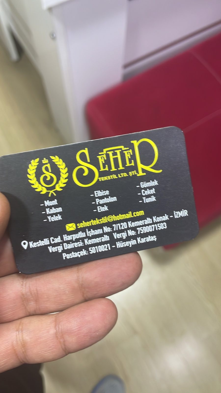 Seher toptan — İşletmeler, İzmir